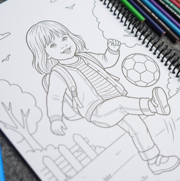 Personalized Coloring Book — Your Child Is the Hero