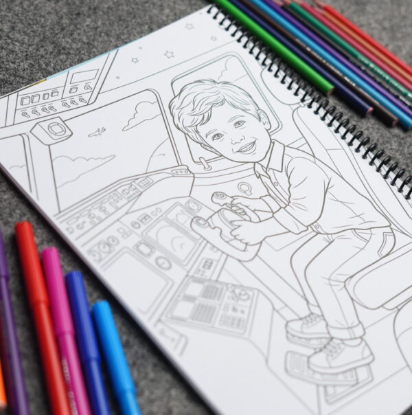 Personalized Coloring Book — Your Child Is the Hero
